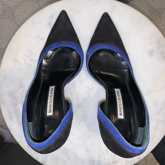 MANOLO Blahnik ‘Colette’ Half d’Orsay Pump - Picture 4 of 9